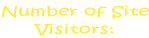 Number of Site Visitors: